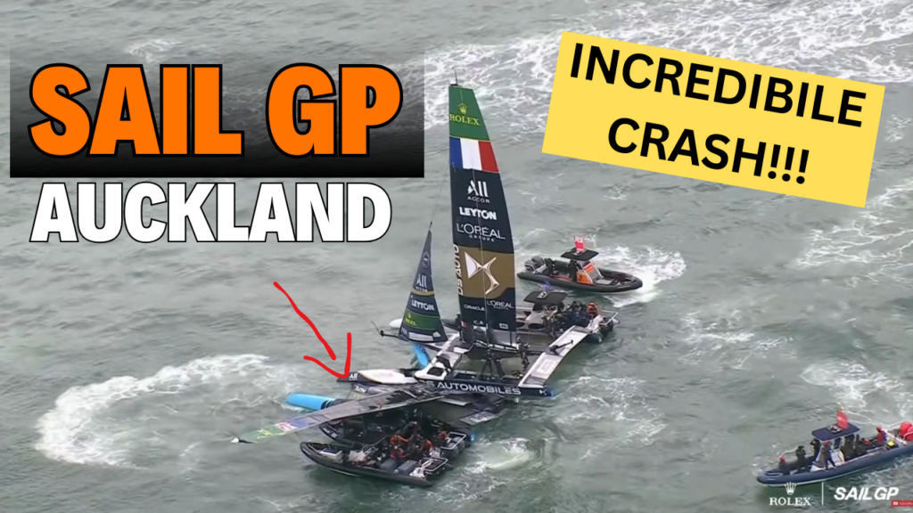 SAILGP AUCKLAND CRASH HIGHLIGHTS