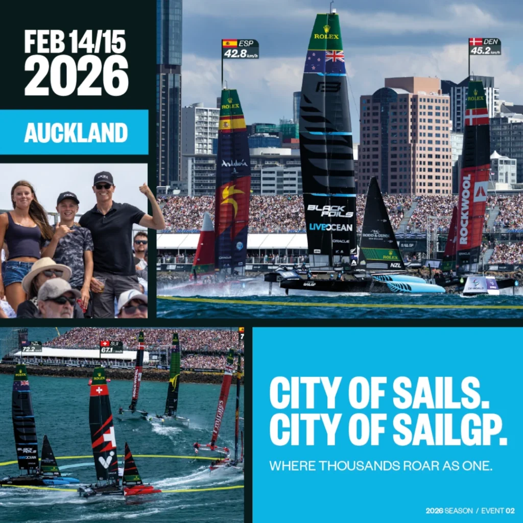 Rolex SailGP Championship 2026: Auckland si prepara a un weekend di foiling spettacolare 2 evento sail gp auckland