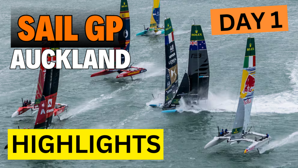 SailGP Auckland 2026: prima giornata di regate tra spettacolo e paura. Incidente ad alta velocità tra Nuova Zelanda e Francia 1 sailgp highlights auckland day1