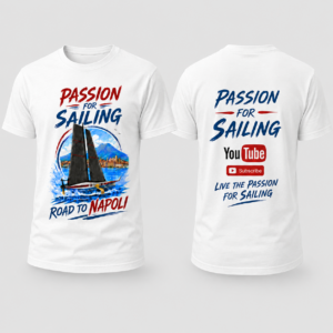 t-shirt americas cup - road to napoli